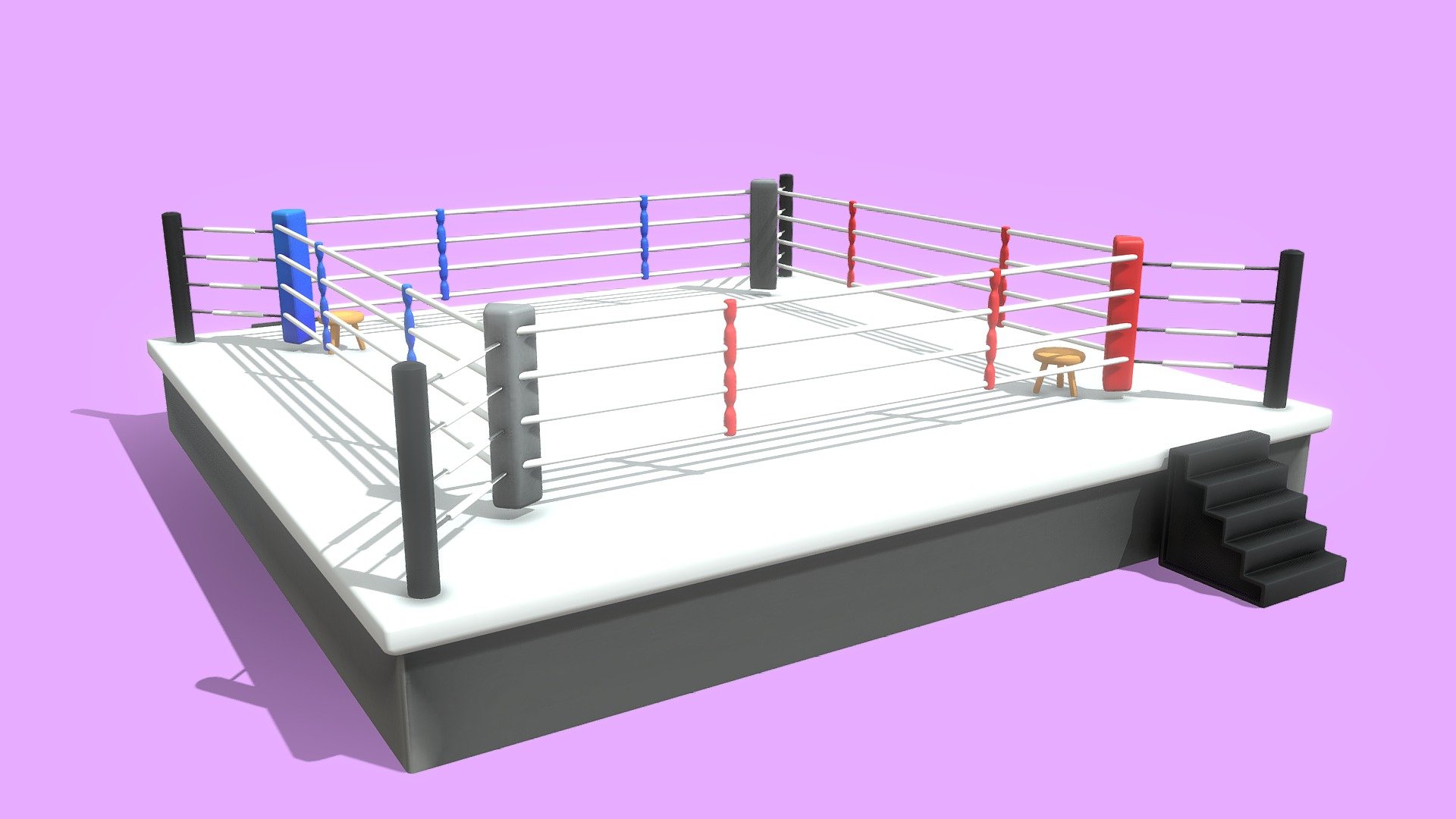 Boxing Ring - 3D model by AnshiNoWara NG+ (@Anshinowara2) [ec8696a ...