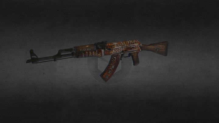 AK-47 | Scarecrow 3D Model