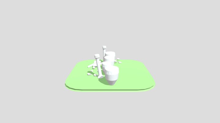 AFRICAN DRUMS TATUPAC 3D Model