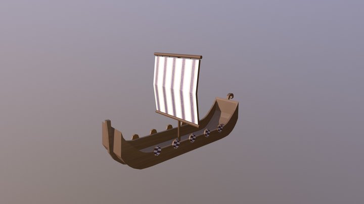 Barco Viking 3D Model