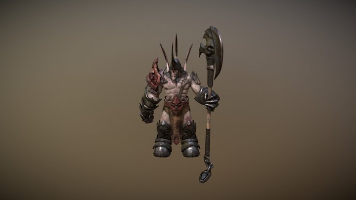 Art Directed Orc - Anna Faryniarz 3D Model