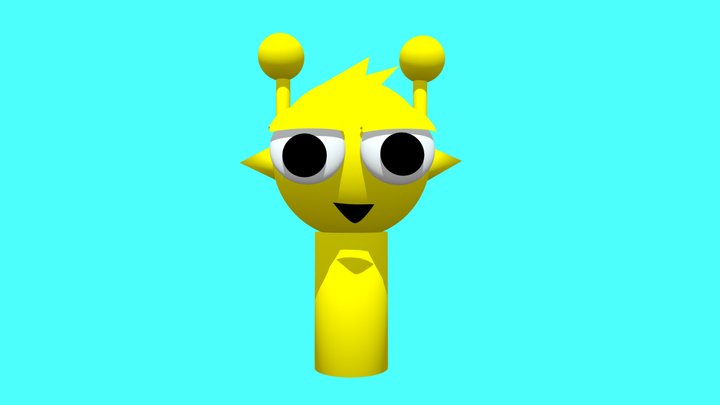 Simon (Sprunki 3D) 3D Model