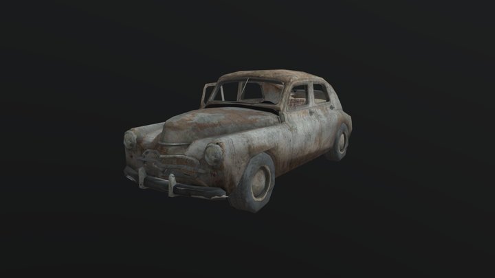 Granny's Car 3D Model