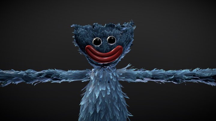 Poppy Playtime Chapter 1 - Huggy Wuggy 3D Model