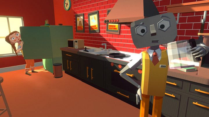 Ch 1 - Jane & Ned Can't Start Their Day Right 3D Model