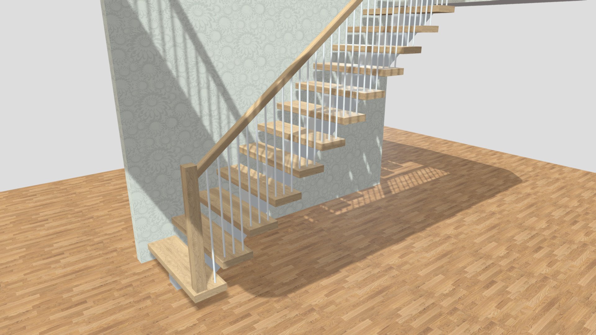 MONO STRINGER_PTP RAILING - 3D model by AMD Stairs (@amdstairs ...