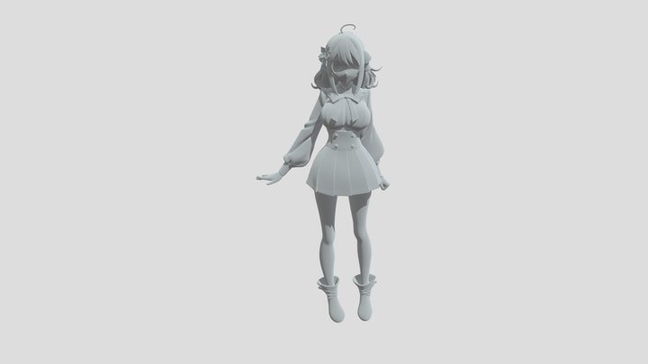 Lily manga 3D Model