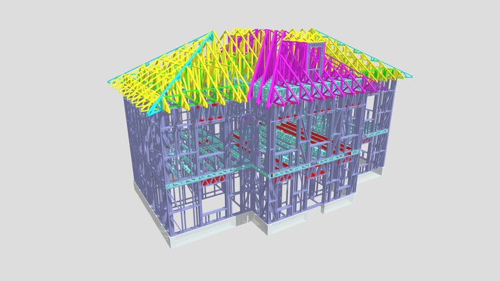 pavilion 2fl 3D Model