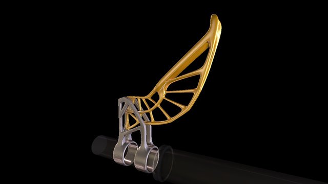 Handbremse- Hydraulik 3D Model