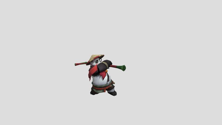 akai_panda_warrior_in_game