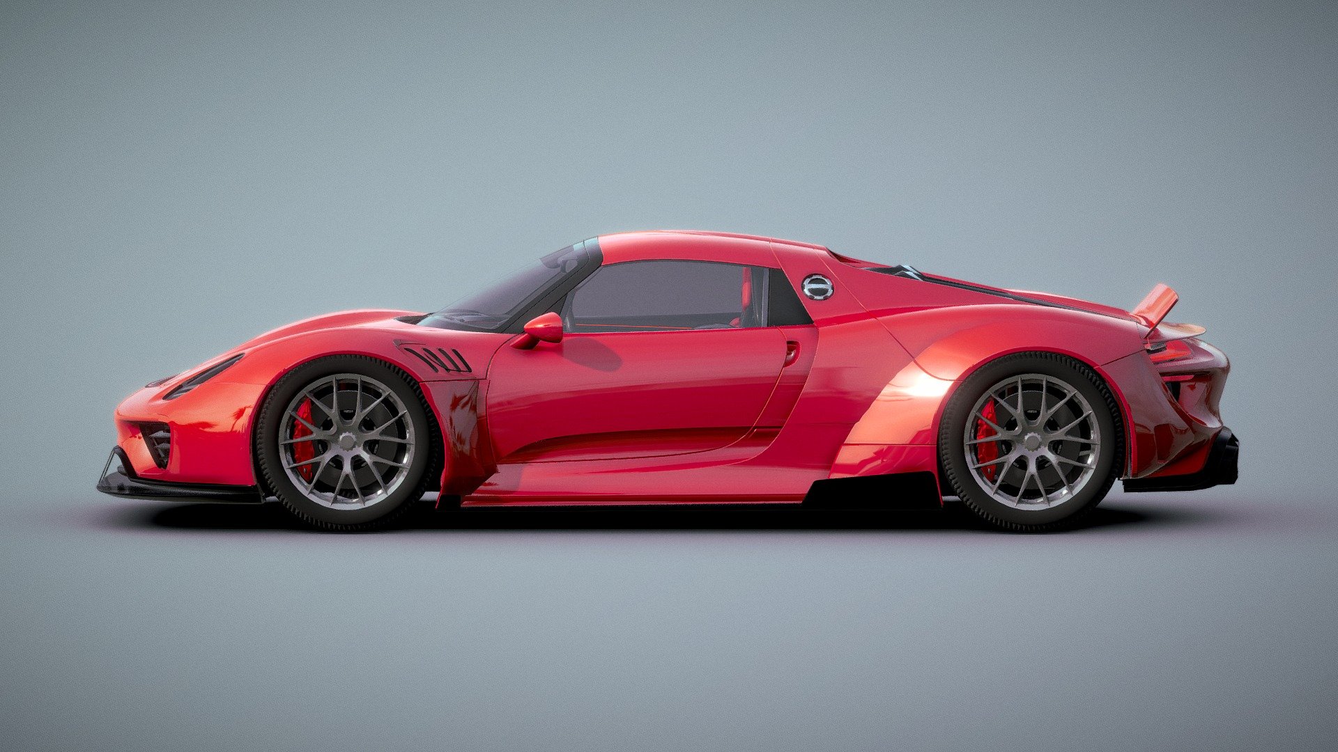 Porsche 918 Free - Download Free 3D model by Black Snow