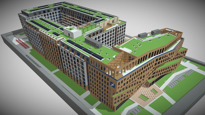 Frankfurt School Campus 2 3D Model