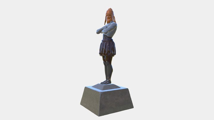 Daniel 2 Statue 3D Model