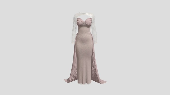 Number05_ Dress_M03_4K 3D Model