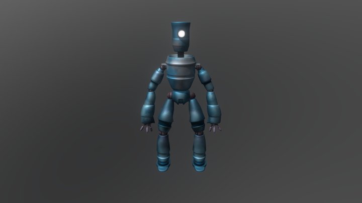Sci-Fi Robot 3D Model