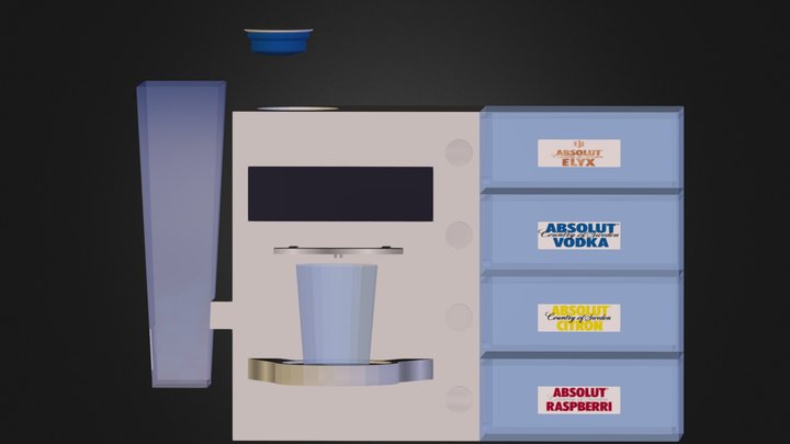 Absolut Shaker 3D Model