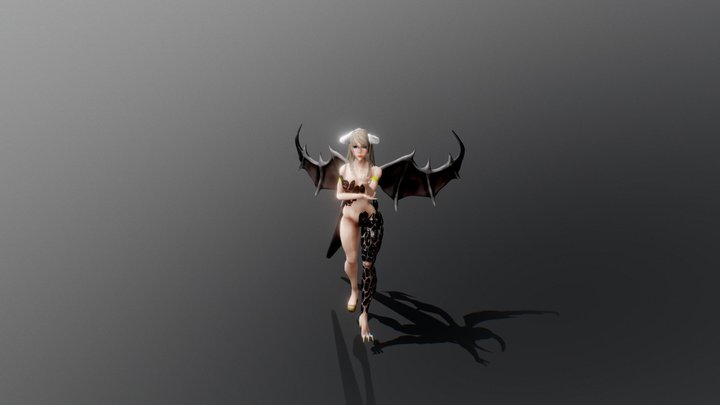 Devil-Girl 3D Model
