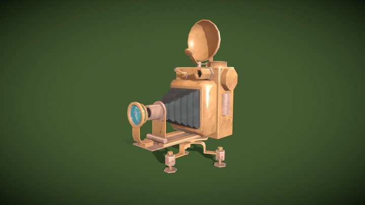 Camera SteamPunk 3D Model