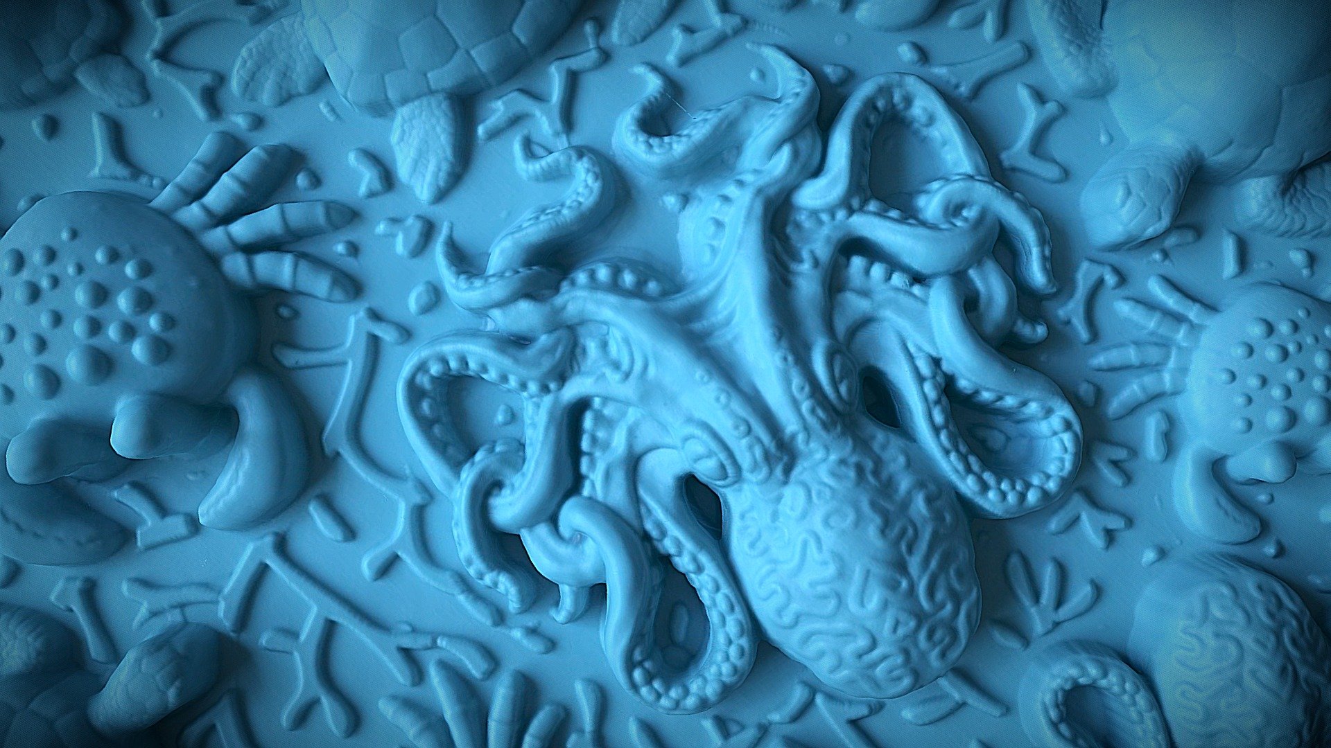 Ocean foot massage mats. Scan. Buy Royalty Free 3D model by Foto