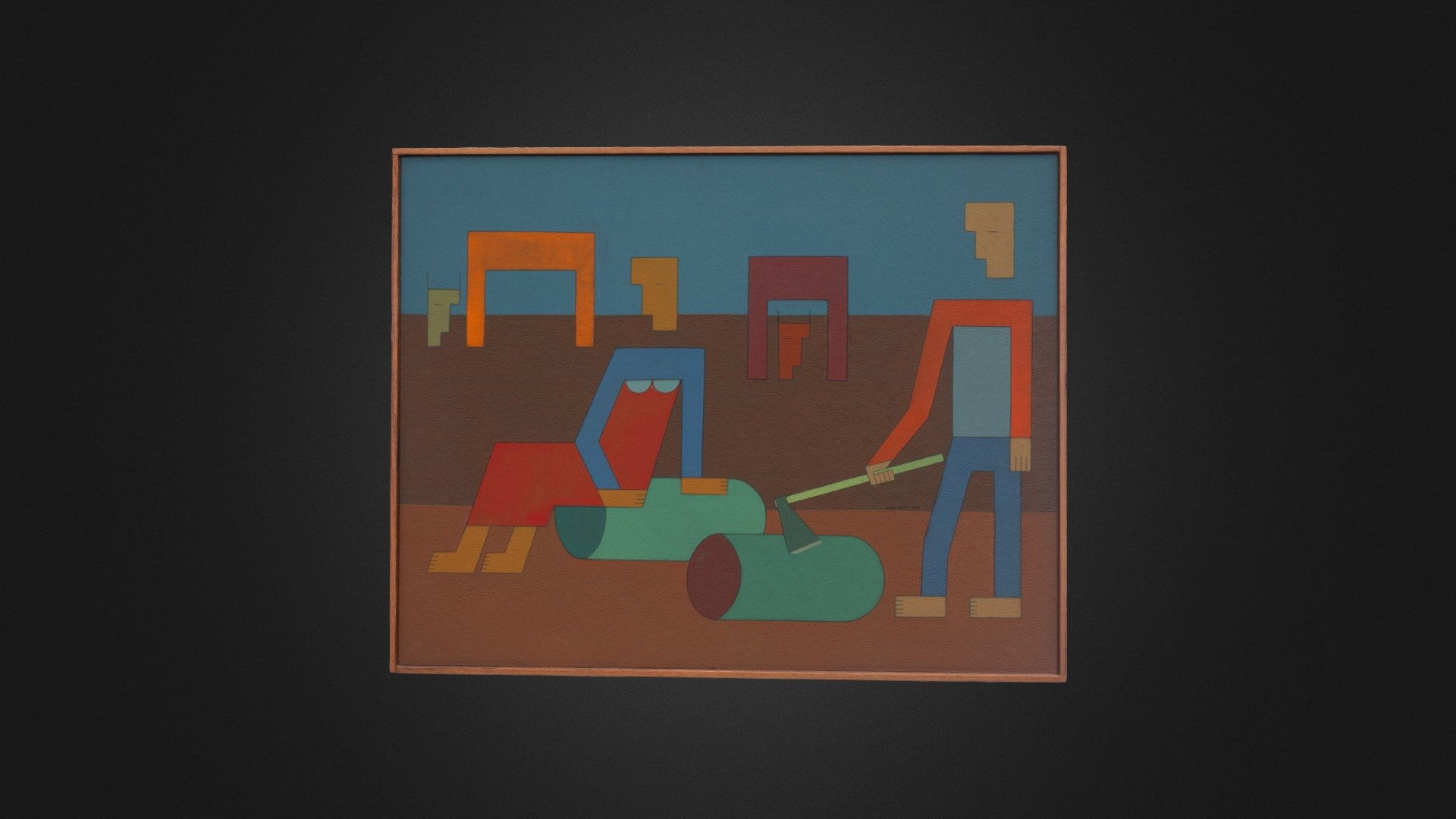 Lenhador (Dionísio del Santo, 1987) — Sketchfab embed 3D viewer
