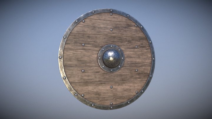 Viking Shield Default 3D Model