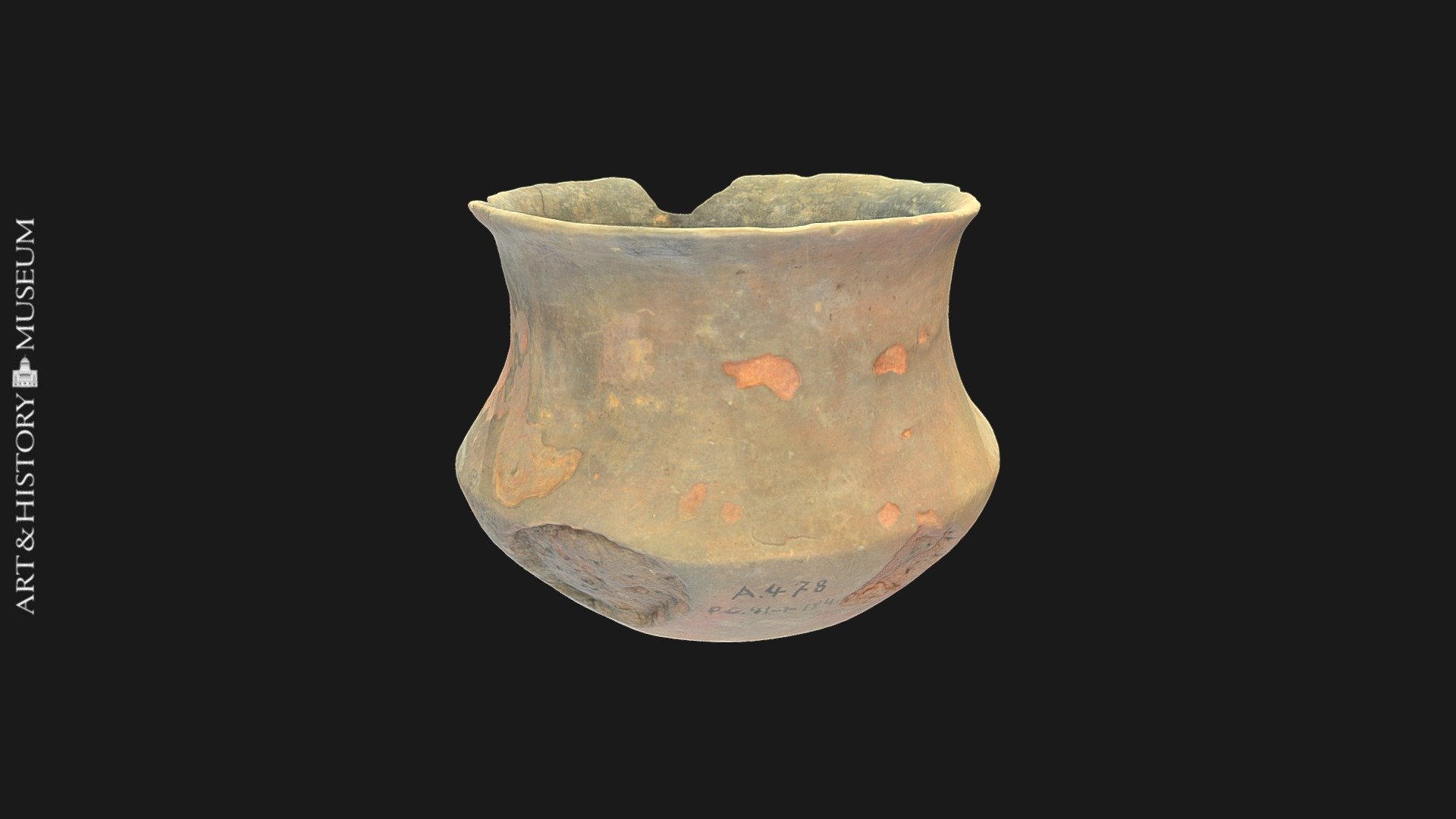 Carinated vase with flaring rim - PG.41.1.184