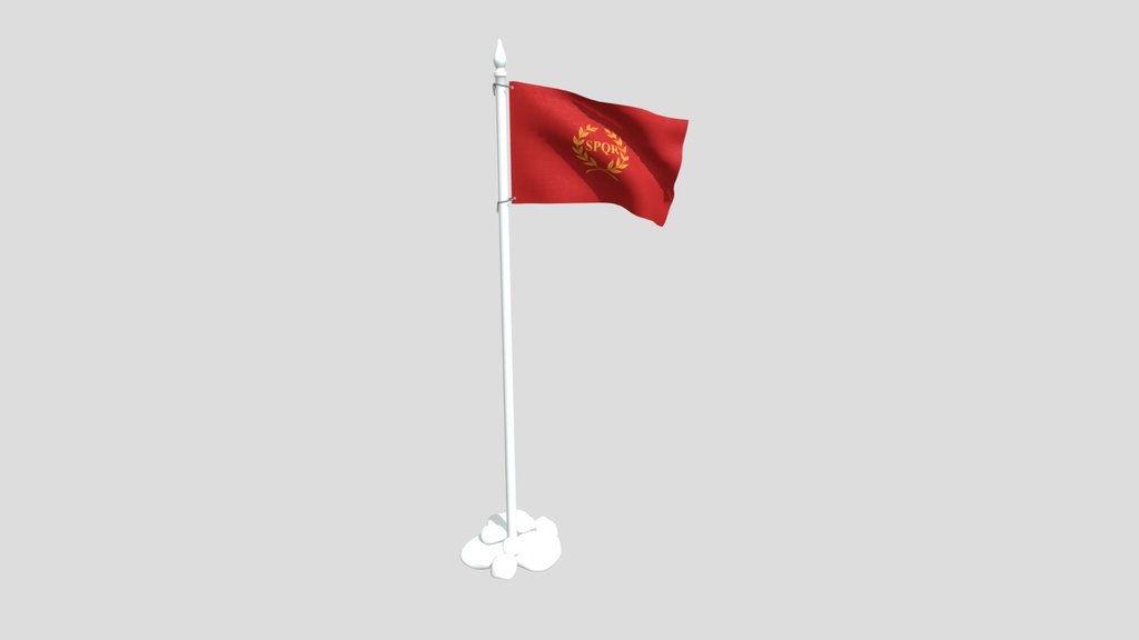 Animated Roman Empire Flag
