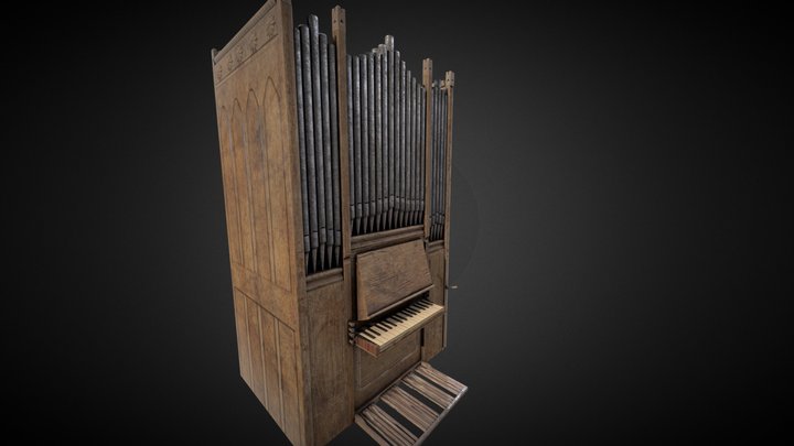 Pipe Organ 3D Model