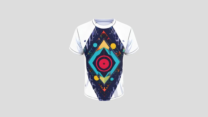 T-shirt geometric design