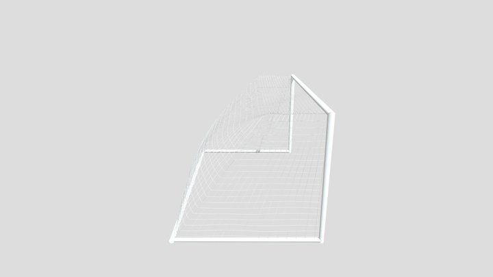 Goal Post monochrome room 3D Model