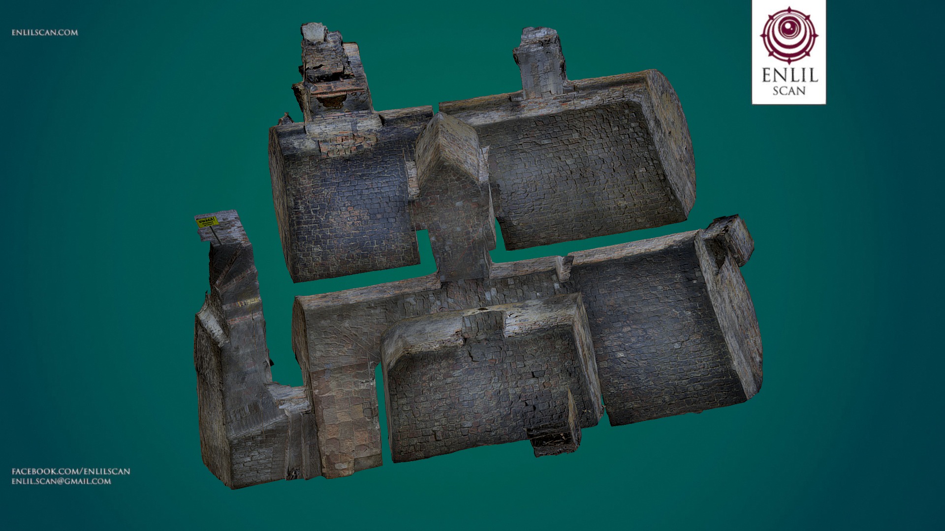3D model Medieval Dungeon – Photogrammetry - This is a 3D model of the Medieval Dungeon - Photogrammetry. The 3D model is about a model of a castle.