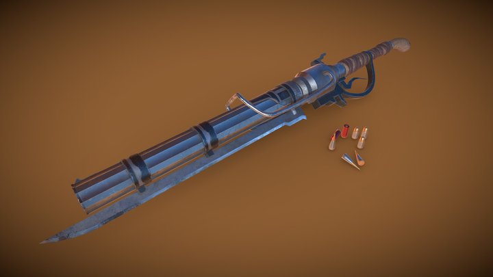 Gunblade 3D models - Sketchfab