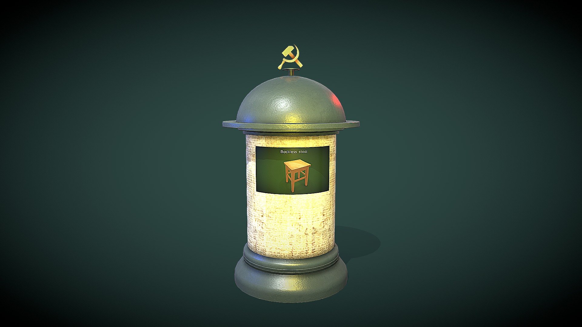 30.04.2025. An announcement pillar - 3D model by Valger [ec97b3c ...