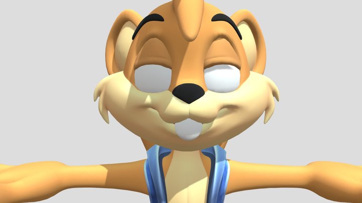 Sean The Squirrel 3D Model
