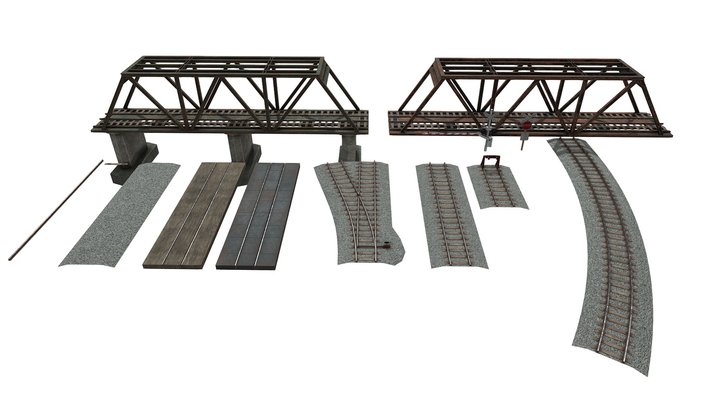 Railroad Pack 3D Model