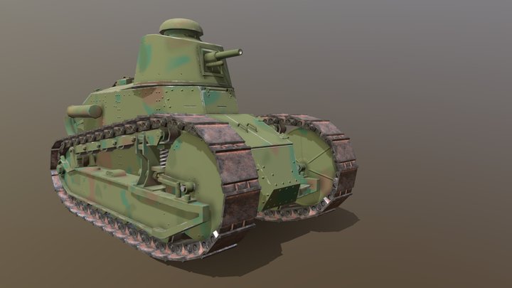 Renault FT 3D Model