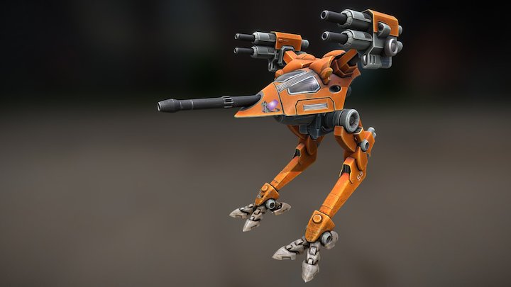 BattleTech Classic LCT-5M Locust 3D Model