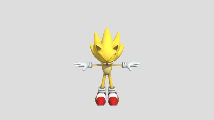 Super Sonic (Sonic Generations) 3D Model