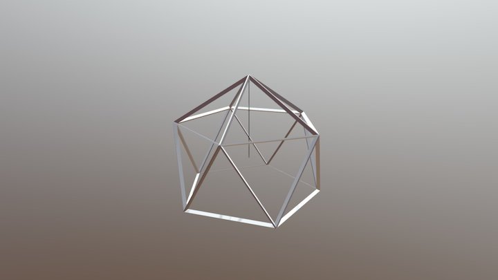 Toilet Geodesic 1V 3D Model