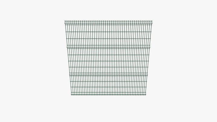 3D панель, 2.43х2.5 м для 3D забора 3D Model