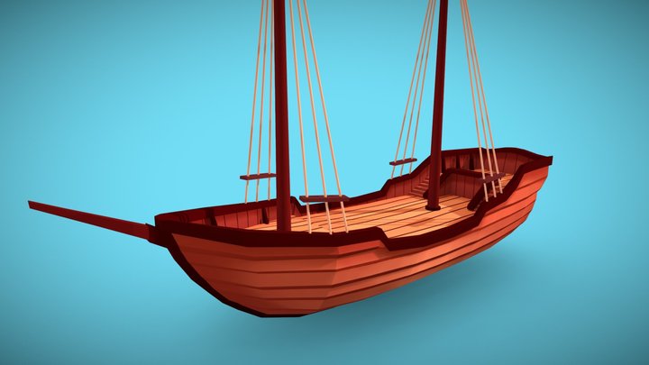 Pirate Ship 3D Project 3D Model