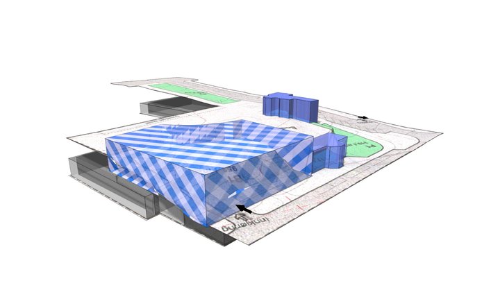 Figur 5.2 - Bodø torg I 3D Model