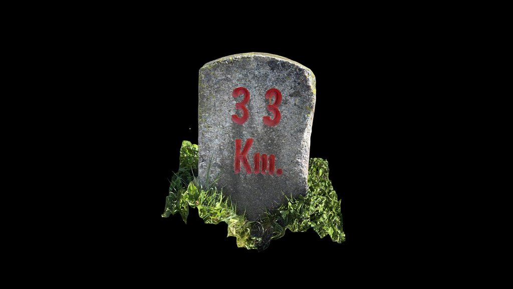 Milestone Wassen - Sustenpass Km 33