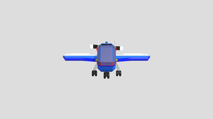 PJ568's Little Airplane 3D Model