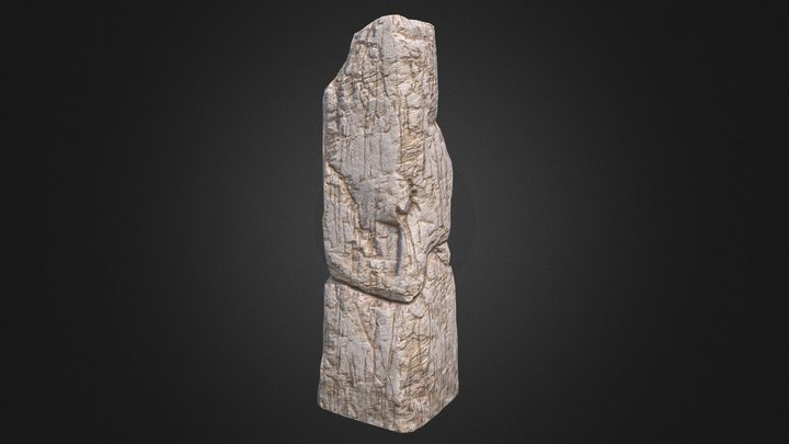 Stone Totem 3D Model