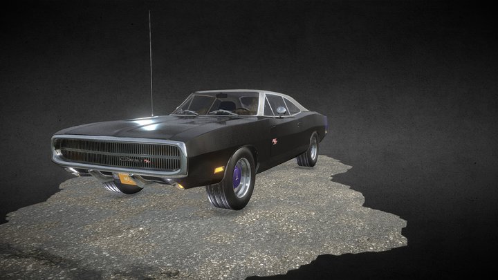 Dodge Charger 440 RT 3D Model