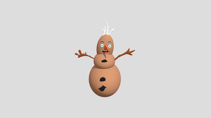 Snowman 3D Model