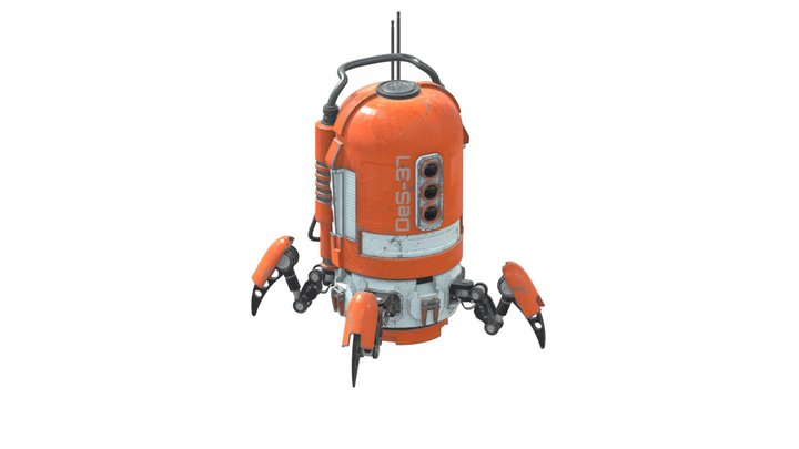 D.E.S. (Desert Exploration Spiderbot) [OFFICIAL] 3D Model