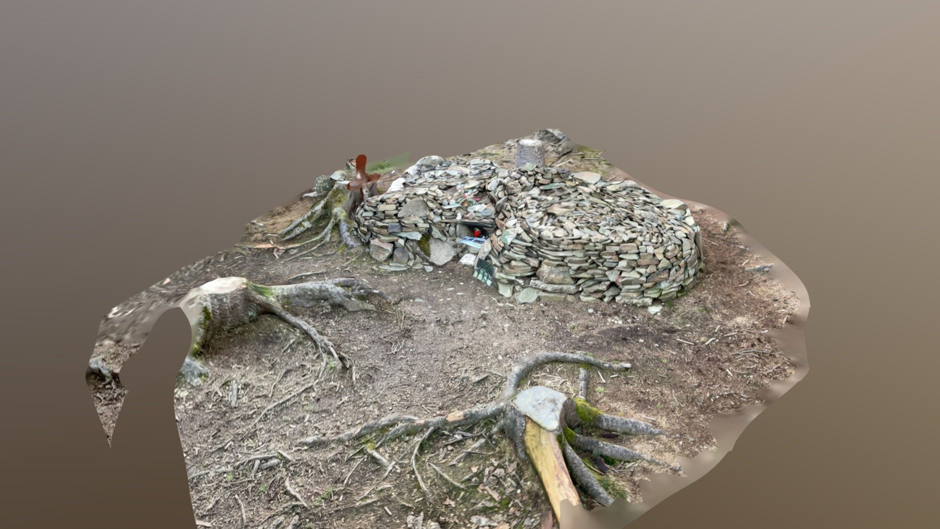 Ochsenkopf Gedenkstein_Robert Cahow — Sketchfab embed 3D viewer