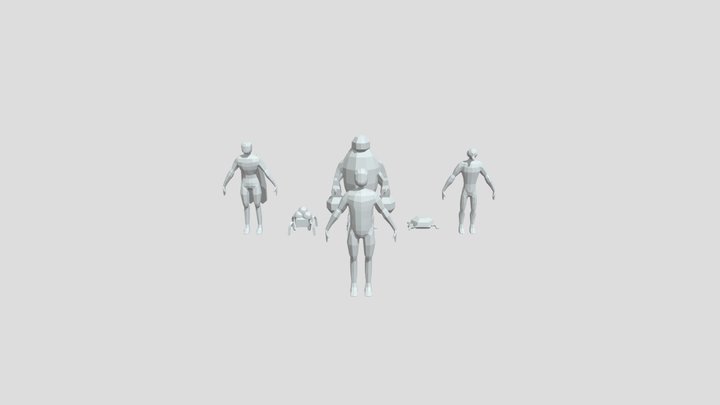 Personajes_BUGTANTS 3D Model
